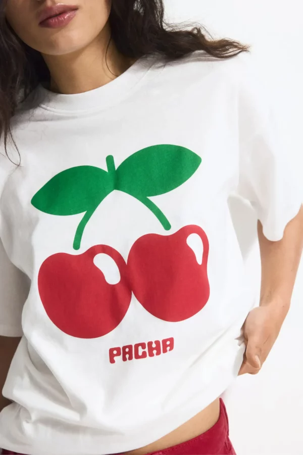 Cherry Graphic Relaxed T-Shirt