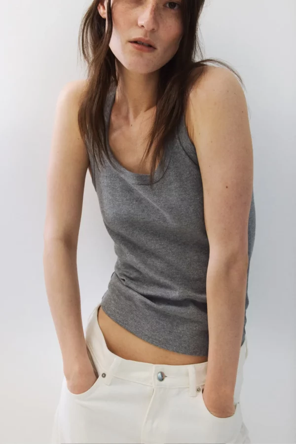 Essential Ribbed Tank Top